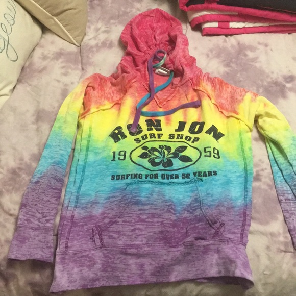 Ron jon tie dye hoodie Clearance